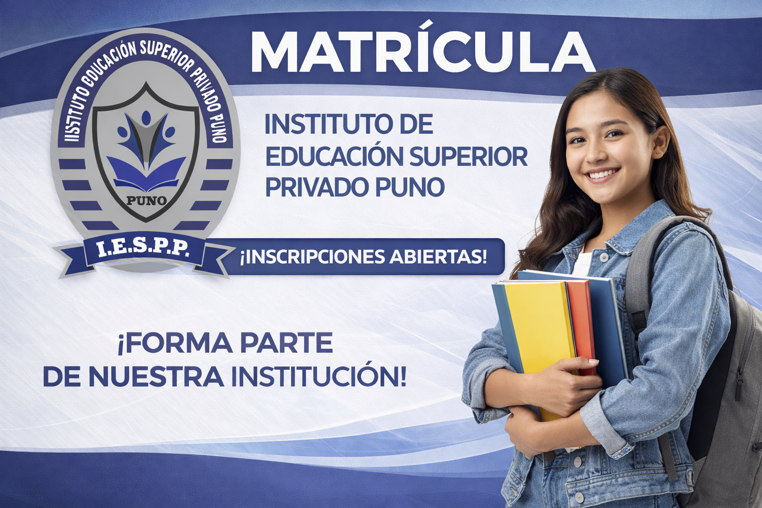 Estudiante en el campus